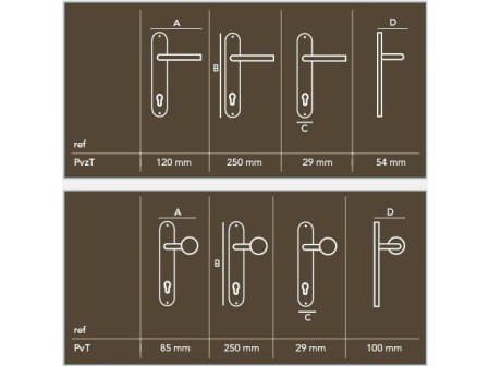 Металлическая ручка на пластине Dauby Pure® ARCH-00145215 - Вид №2