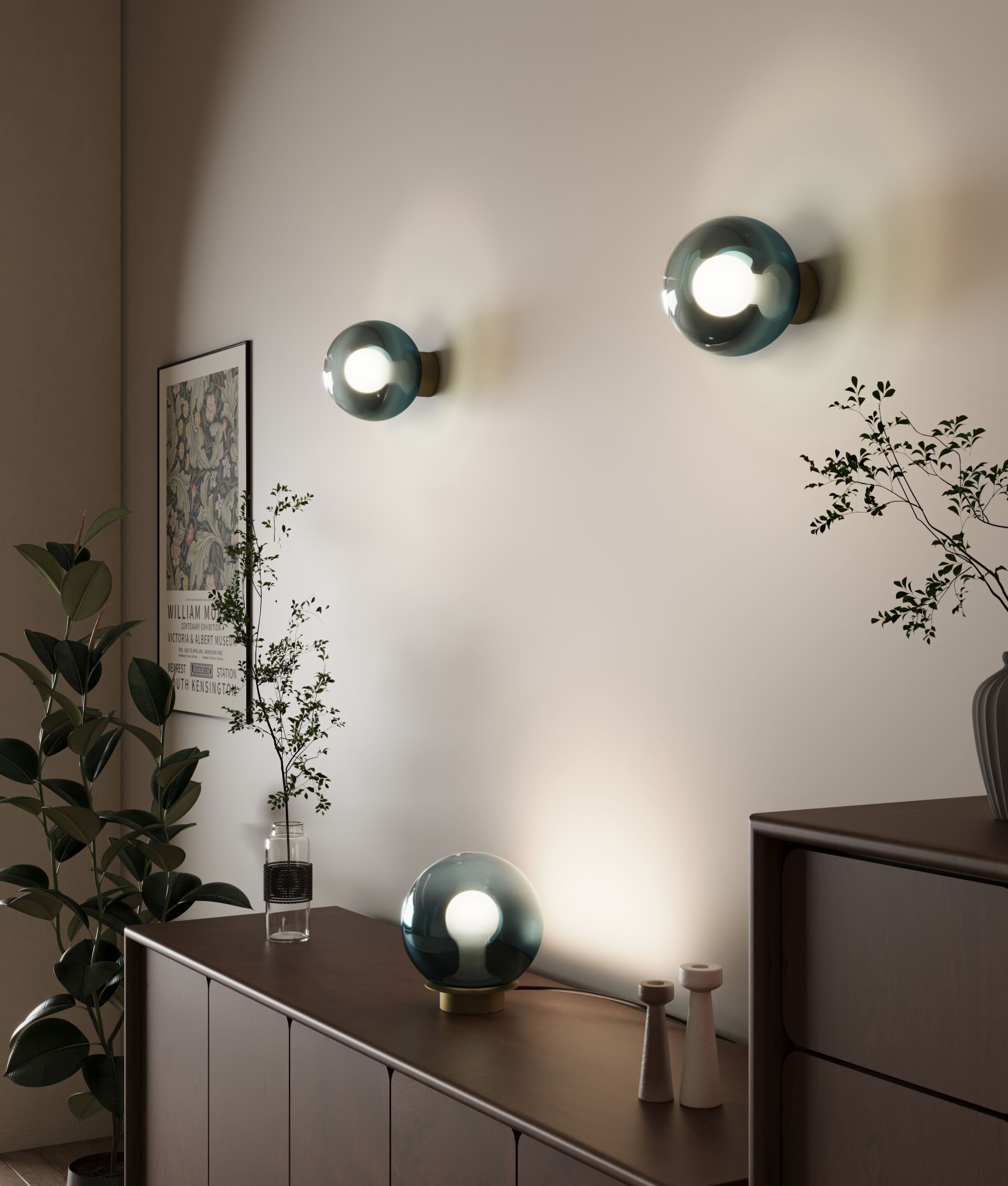 Настенный светильник из дутого стекла Cangini & Tucci Cherry ARCH-00076652 - Вид №1