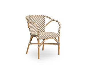 Стул из ротанга и ArtFibre® с подлокотниками