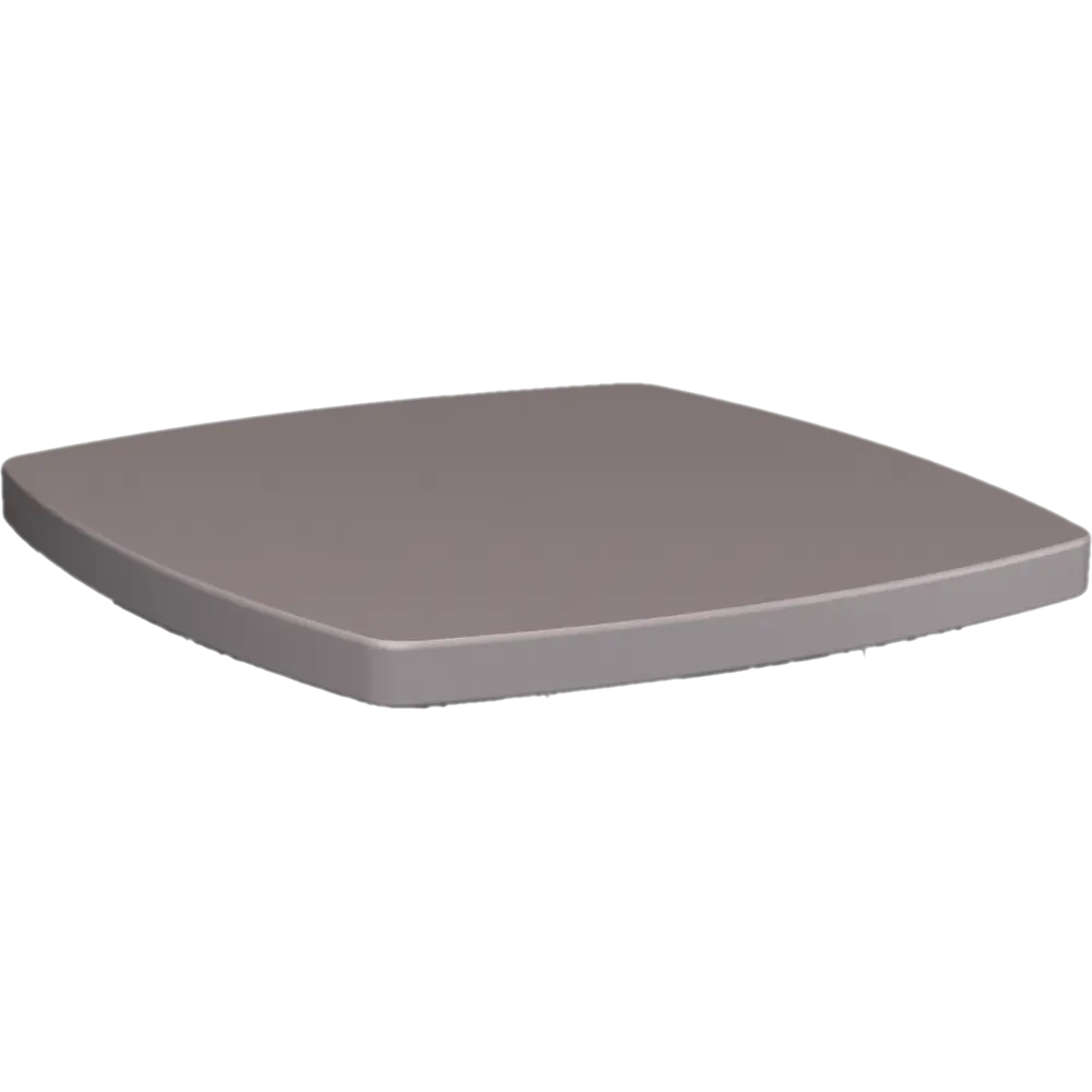 Сиденье для табурета Гавр Delinia 36.5x36.5x1.8 см жёсткое цвет графит STLM-2031201