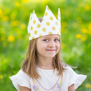 Детская корона Golden Dots VAMVIGVAM GOLDEN DOTS 281493 Разноцветный;белый