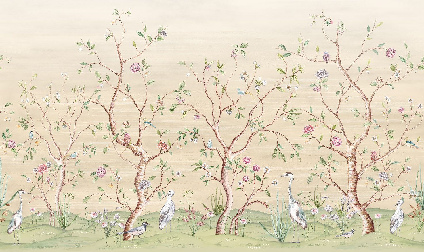 Обои с цветочными мотивами Jannelli&Volpi CHINOISERIE #2 ARCH-00082398 - Вид №2