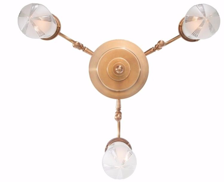 Patinas Lighting Люстра из латуни ручной работы Tyrol sun-id-1350221 - Вид №1