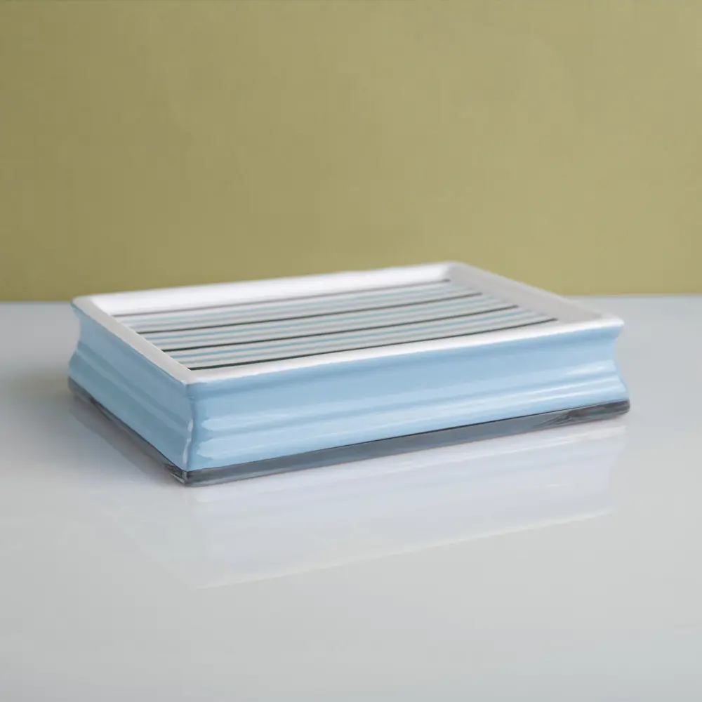 Мыльница настольная «Морская» керамика VERRAN Delmar STLM-2156351 - Вид №4