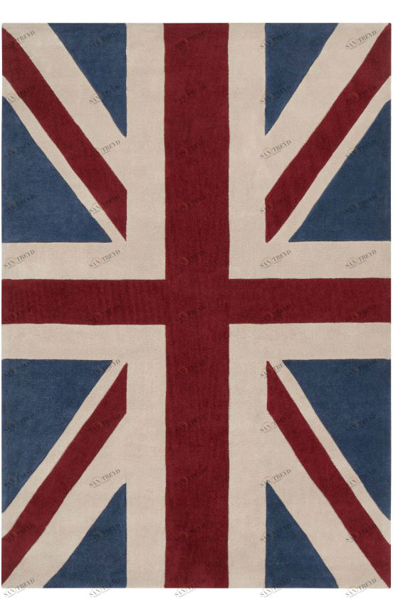 Ковер Union Jack classic 200х280 DOLLY CAPRETS ДИЗАЙНЕРСКИЕ, UNION JACK 015287 Красный;синий 