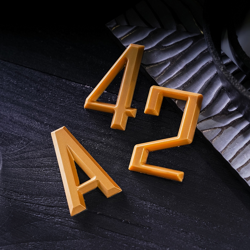 Дверная буква  «А», 37х5х60 мм, золото LJPS0097 Public Steel Россия  - Вид №2