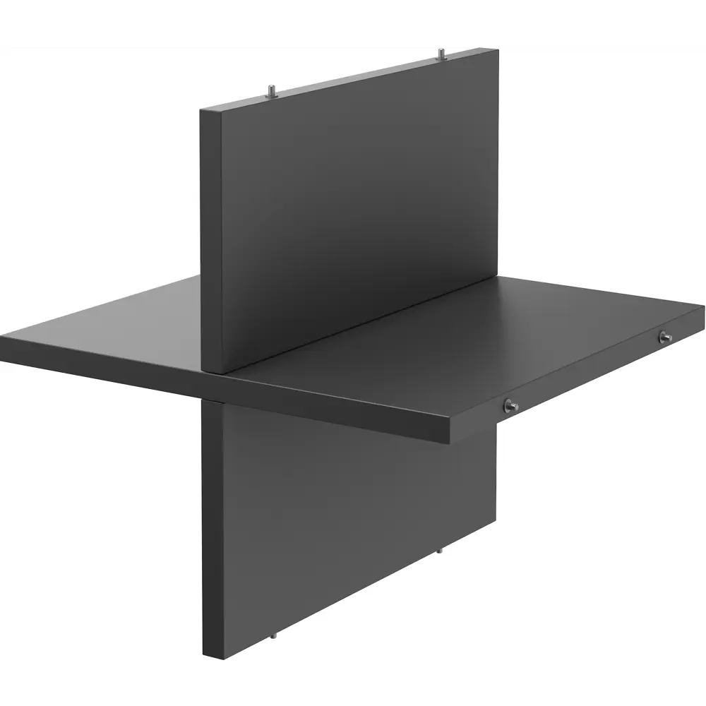 Вставка крестовая SPACEO KUB 380х315 мм, дерево, цвет графит STLM-2185634 - Вид №1