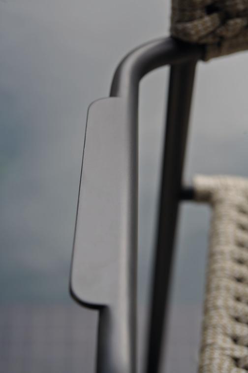 MNST32 Стул белый веревка 11мм серебристый Manutti Echo - Вид №11