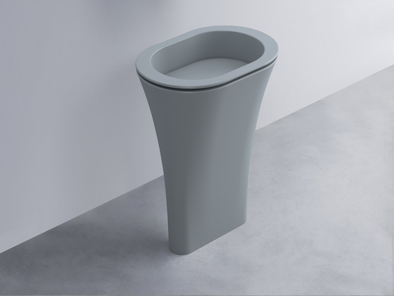 AMLA65-BR+AMPILO-BR+AMCOLO-BR Раковина Amedeo Ovale отдельностоящая cielo Enjoy + Amedeo Ceramica Cielo