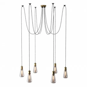 Подвесная люстра De Markt Фьюжн 21 392017206 DE MARKT ФЬЮЖН 21 187465 Бронза