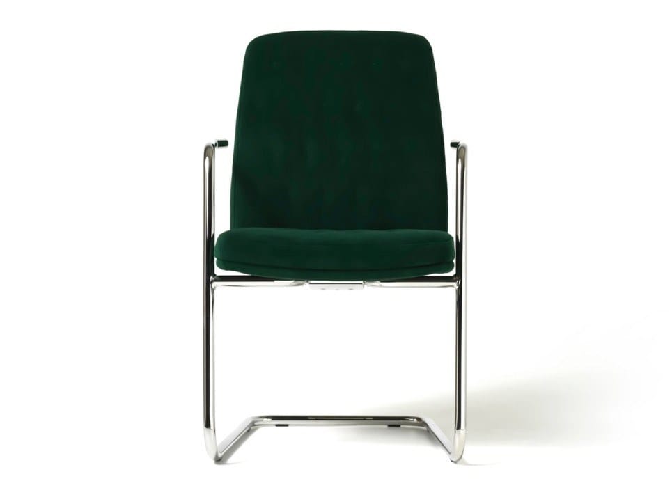 Тканевый консольный стул с подлокотниками для залов ожидания Diemme Артур ARCH-00087687