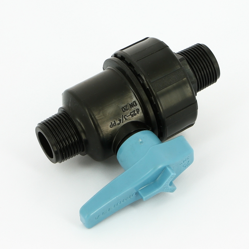 Кран НН Unidelta 3/4" для труб ПНД полипропилен PP-B 1074003003001 - Вид №4