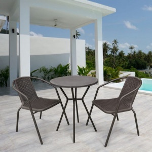 LRC01/LRT01-D60 Dark Brown 2Pcs Комплект мебели Асоль-5 LRC01/LRT01-D60 Dark Brown (2+1) Afina