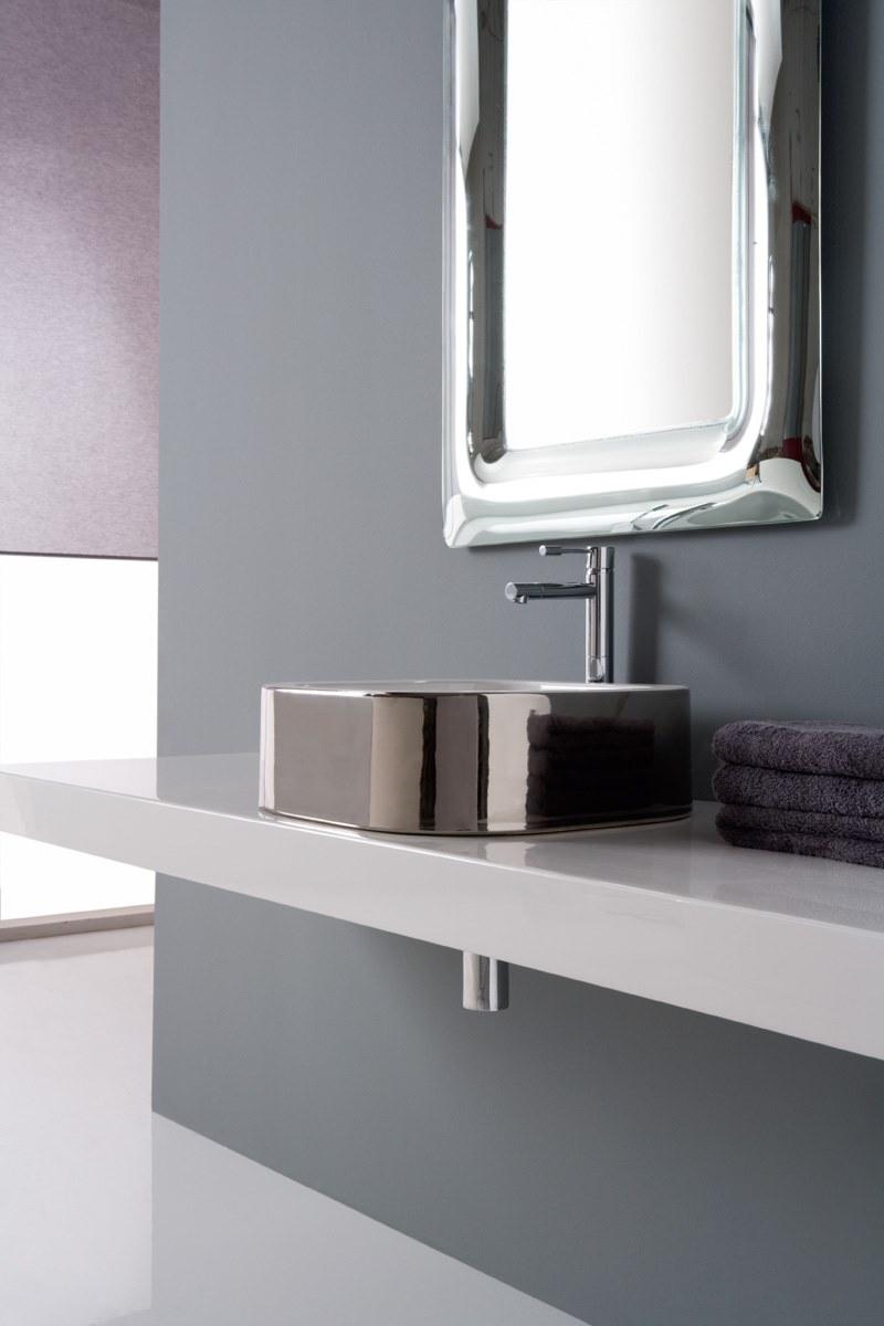 8307 Накладная раковина на столешницу  овальная Scarabeo Ceramiche Next - Вид №2