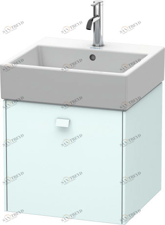 BR405200909 Тумбочка подвесная Brioso #BR4052 484 x 459 мм Светло-голубой матовый декор Duravit