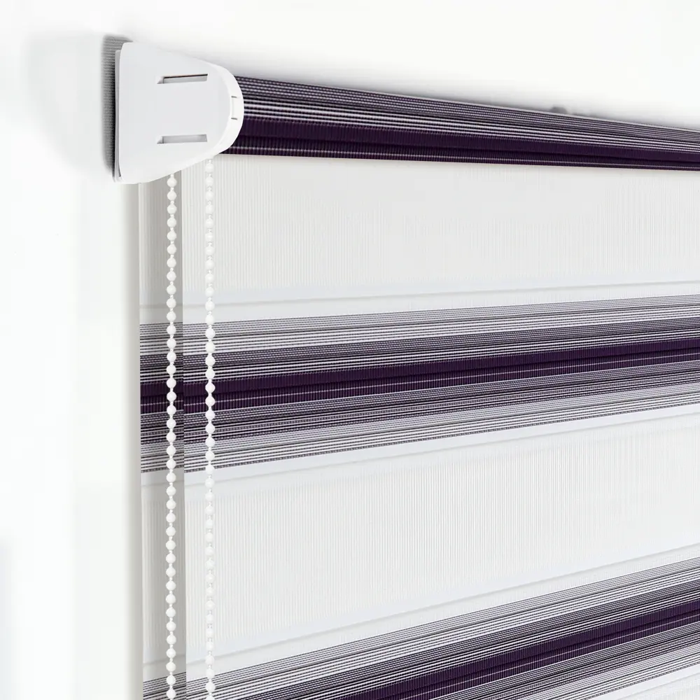 Штора рулонная день-ночь Palermo 100x250 см сиреневая MIAMOZA Д/н Palermo STLM-2070095 - Вид №1