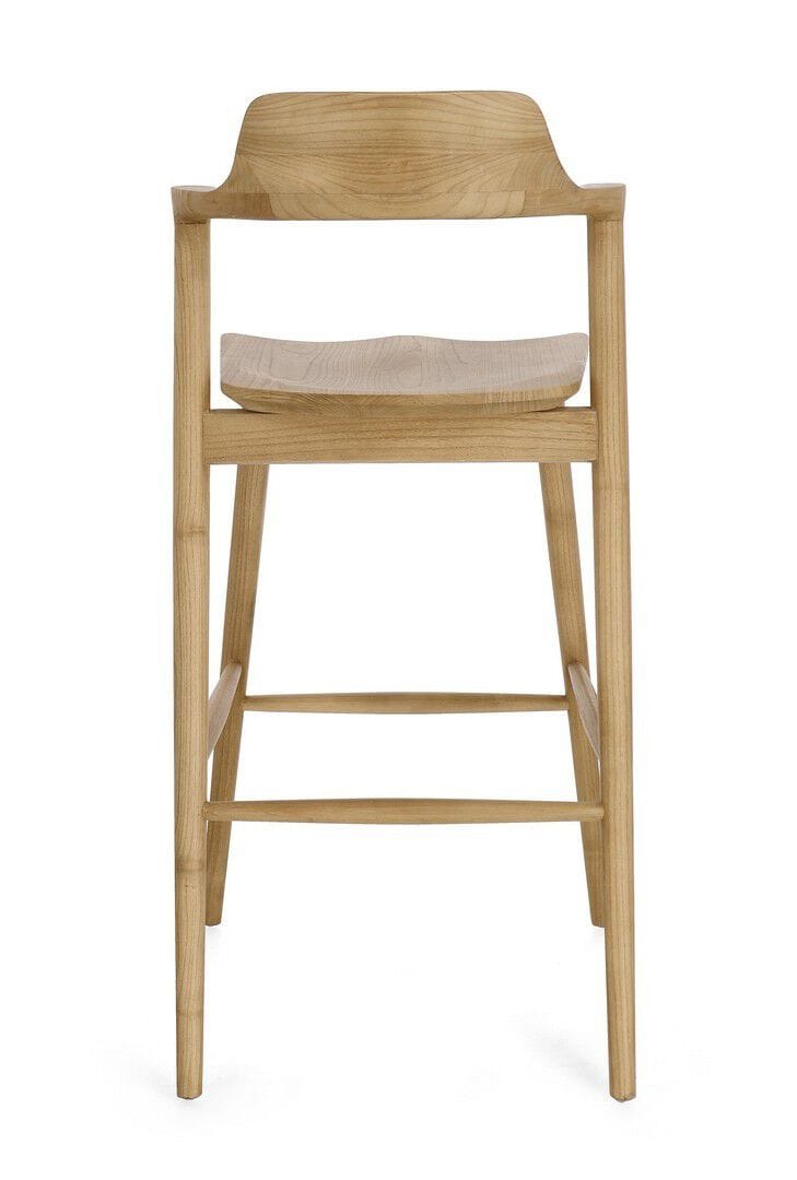 Высокий деревянный стул со спинкой BIZZOTTO Amery ARCH-00099096 - Вид №1