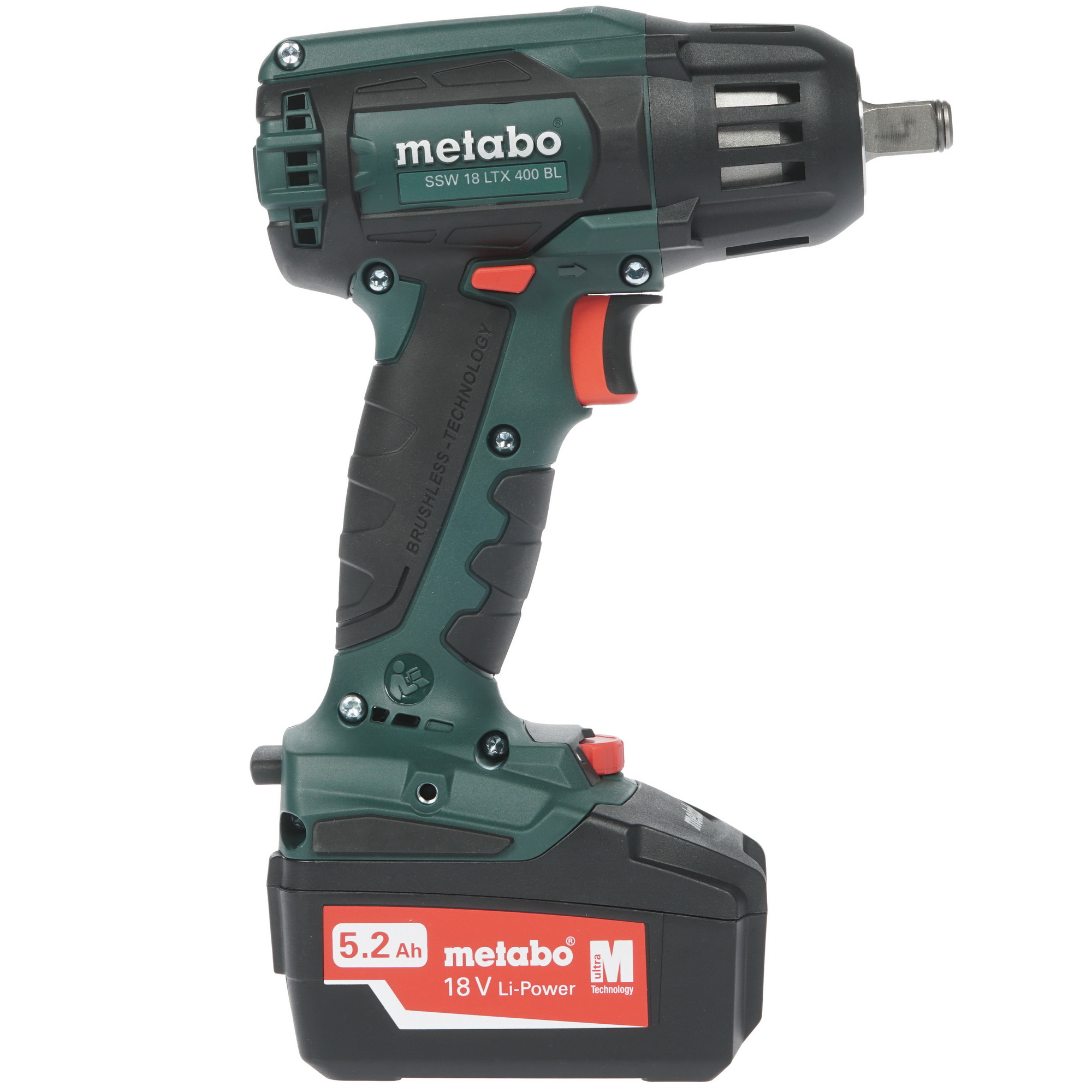 Гайковерт Metabo SSW 18 LTX 400 BL CAS 18V 1150814 STDN-0013818 - Вид №1