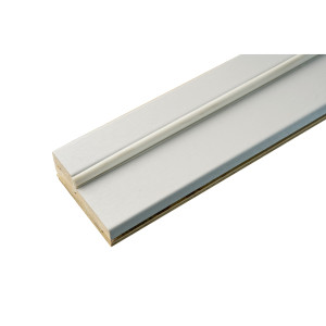 Дверная коробка ПРИНЦИП Бостон телескопическая белая с ПВХ покрытием 82736647