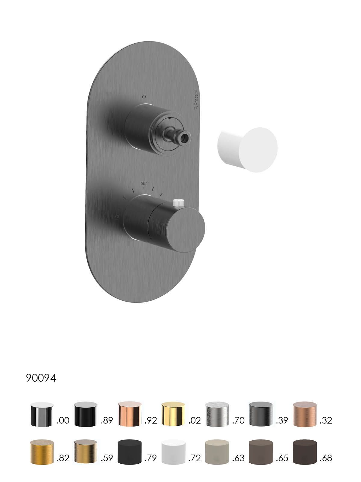 Термостатический встраиваемый смеситель для душа Rubinetterie Frattini душевые кабины ARCH-00034873 - Вид №14