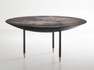 DE CASTELLI Круглый металлический стол