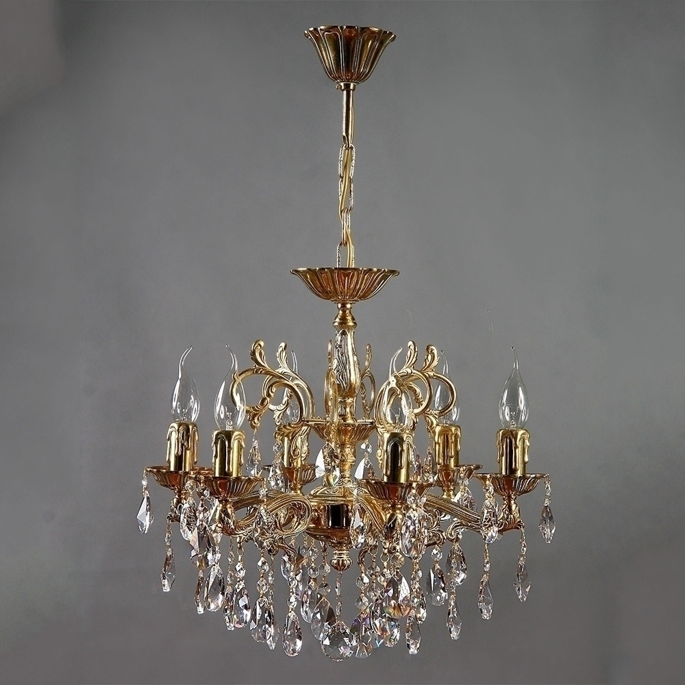 096570 Люстра Ambiente 6L 2128/6 WP Tear Drop Mantra Leon