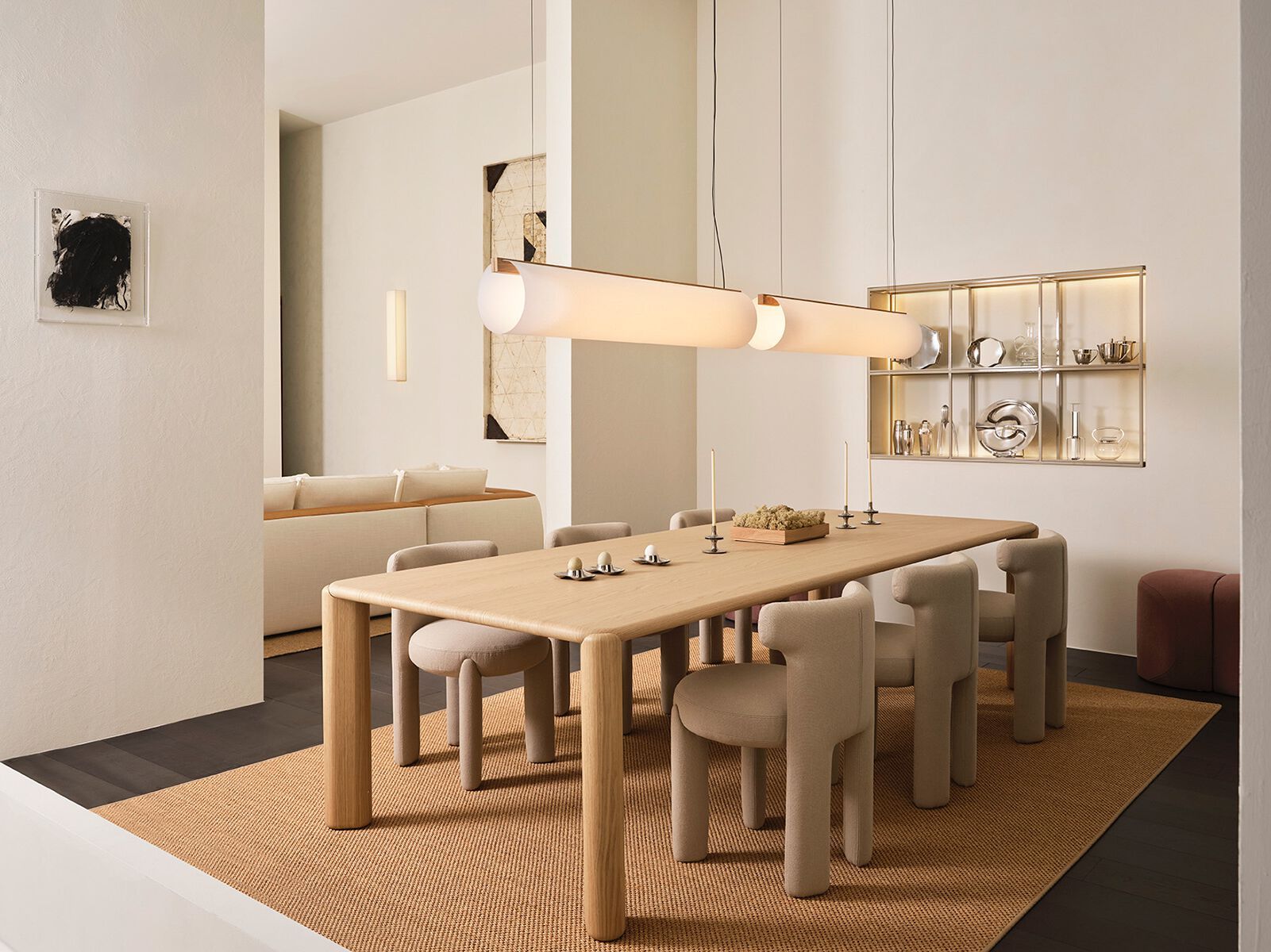 Прямоугольный деревянный обеденный стол Meridiani Frank ARCH-00140924 - Вид №5