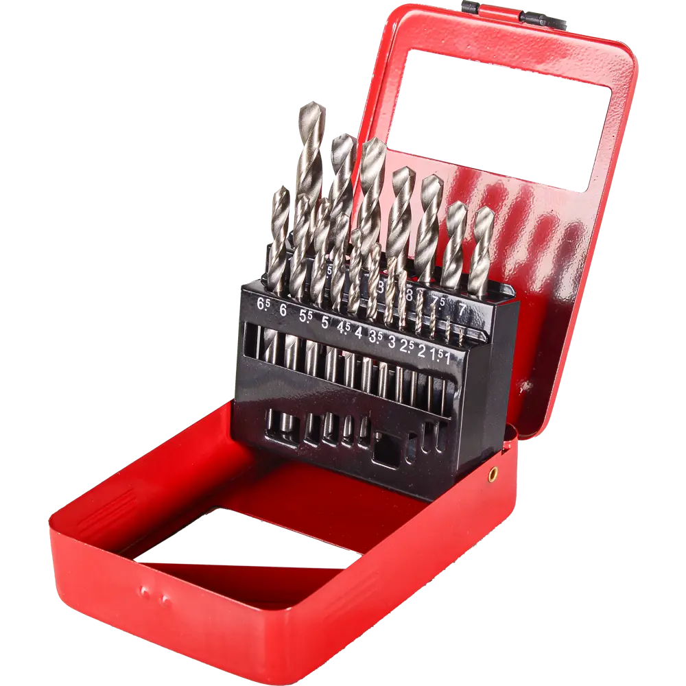 Набор сверл по металлу Вихрь 73/10/6/18, 19 шт STLM-2210485