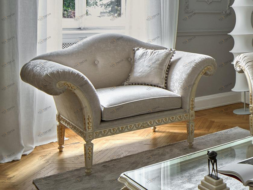 Grifoni Silvano Кресло из ткани с подлокотниками sun-id-1402036