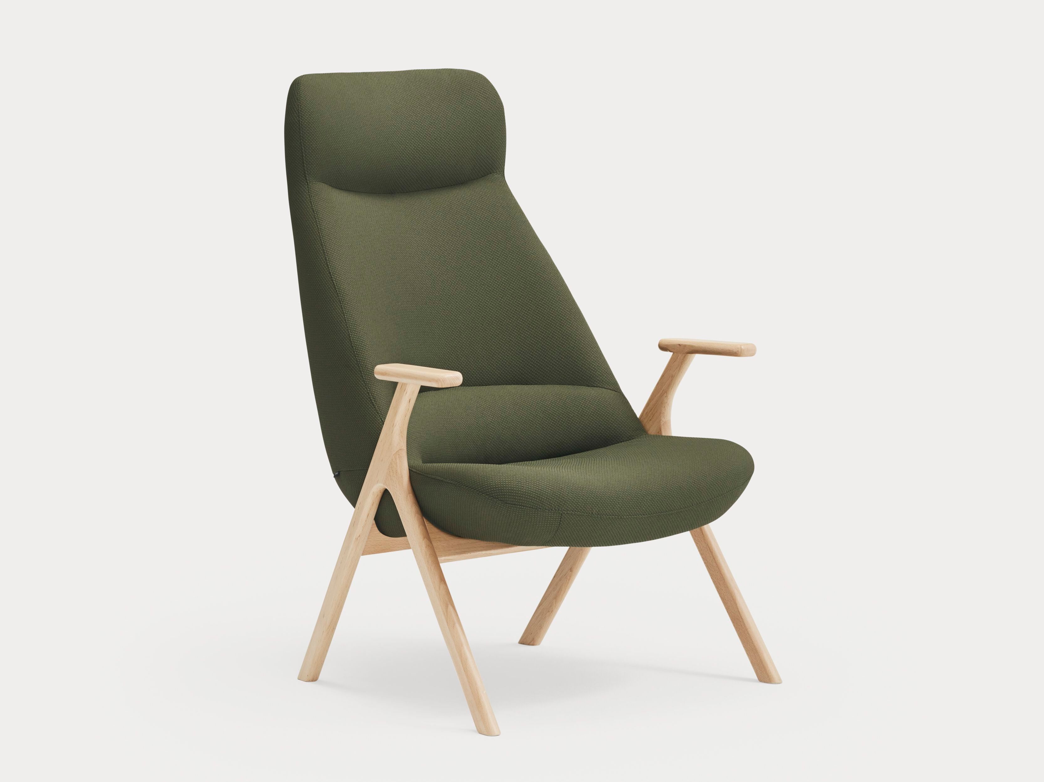 Кресло из полиэстера с высокой спинкой TEULAT Dins ARCH-00061630 - Вид №14