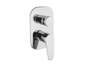 Хромированный латунный смеситель для душа с переключателем