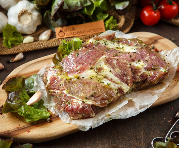 6307 Стейк свиной в чесночном маринаде Вкусляндия  - Вид №1