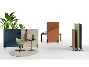 Ткань мобильный офис перегородка на колесах