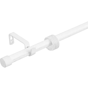 Карниз однорядный раздвижной d19/16 мм заглушка 160-320 см цвет прованс