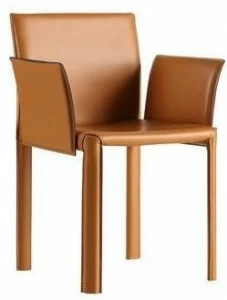 COLLI CASA Кожаное кресло с подлокотниками Lerici