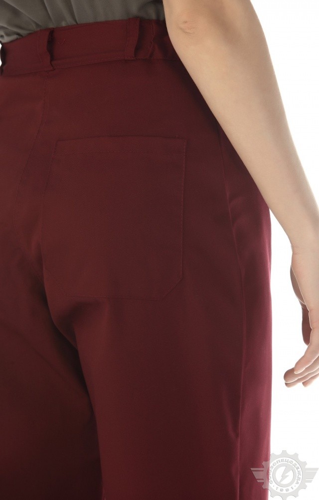 65527 Костюм "Эксперт-2" женский бордовый  Летняя спецодежда  размер 56-58/170-176  - Вид №15