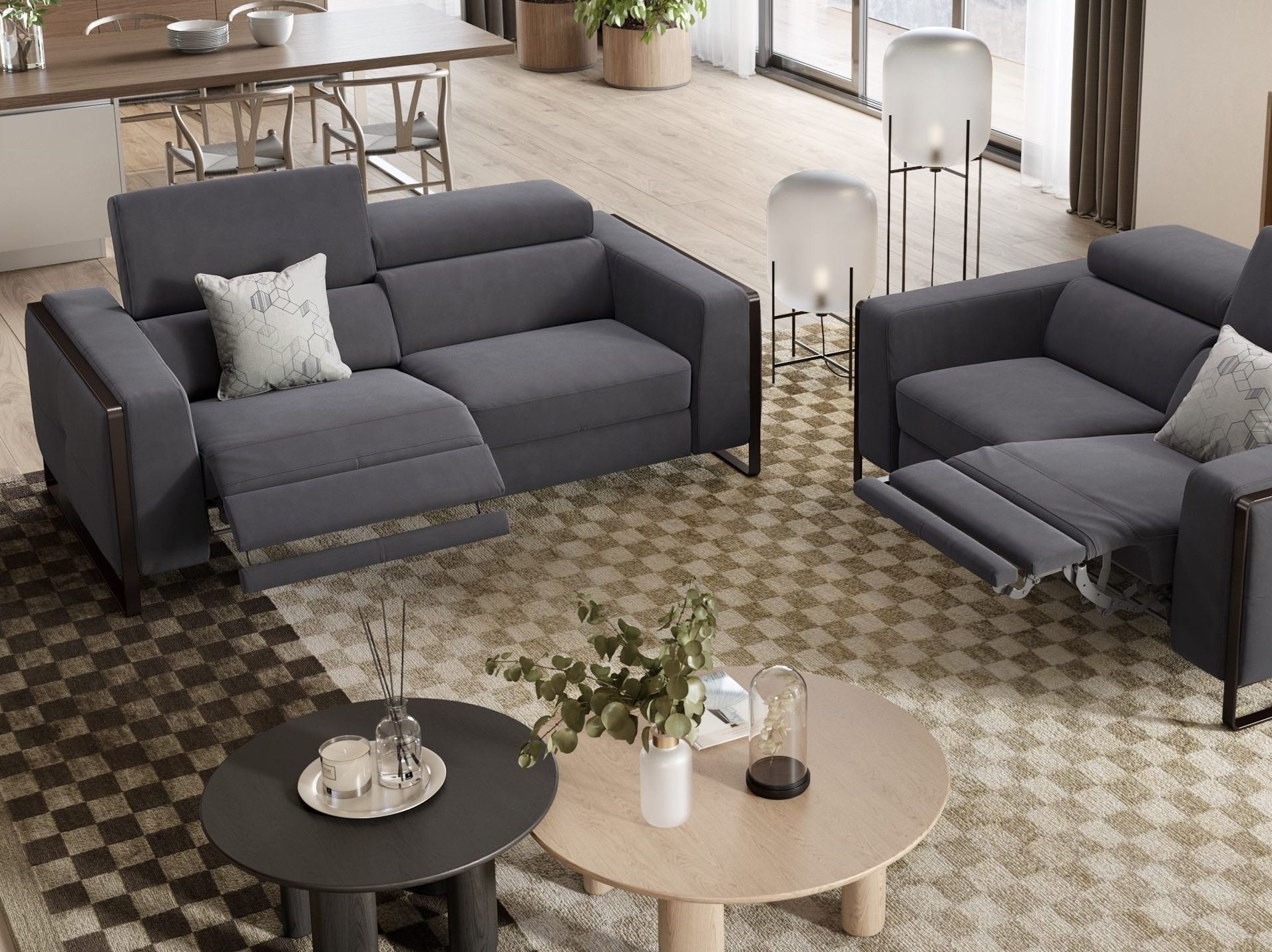 3-местный тканевый диван Sofanella Manzano ARCH-00109133 - Вид №2