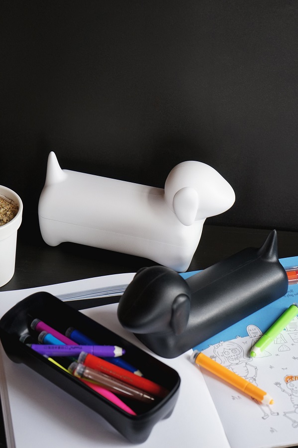 QL10291-WH Коробка для мелочей dacholder, белая Qualy  - Вид №13