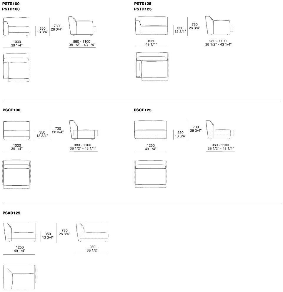 Poliform Модульный тканевый диван Paris-seoul sun-id-1482984 - Вид №1