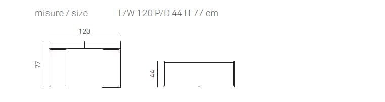 Мобильный туалетный столик TOMASELLA Replay ARCH-00036159 - Вид №2