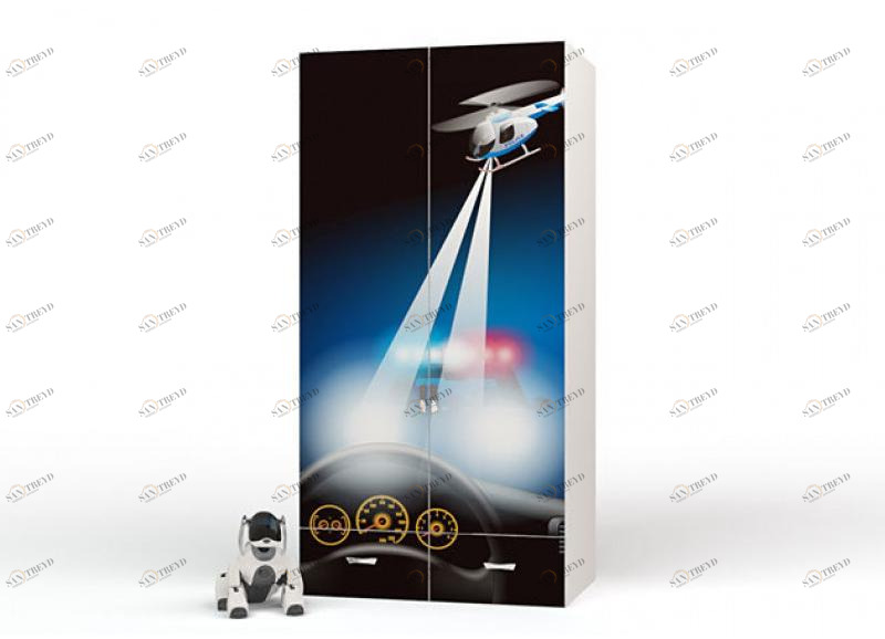 Шкаф ABC-KING 2х дверный Police 4631147958822