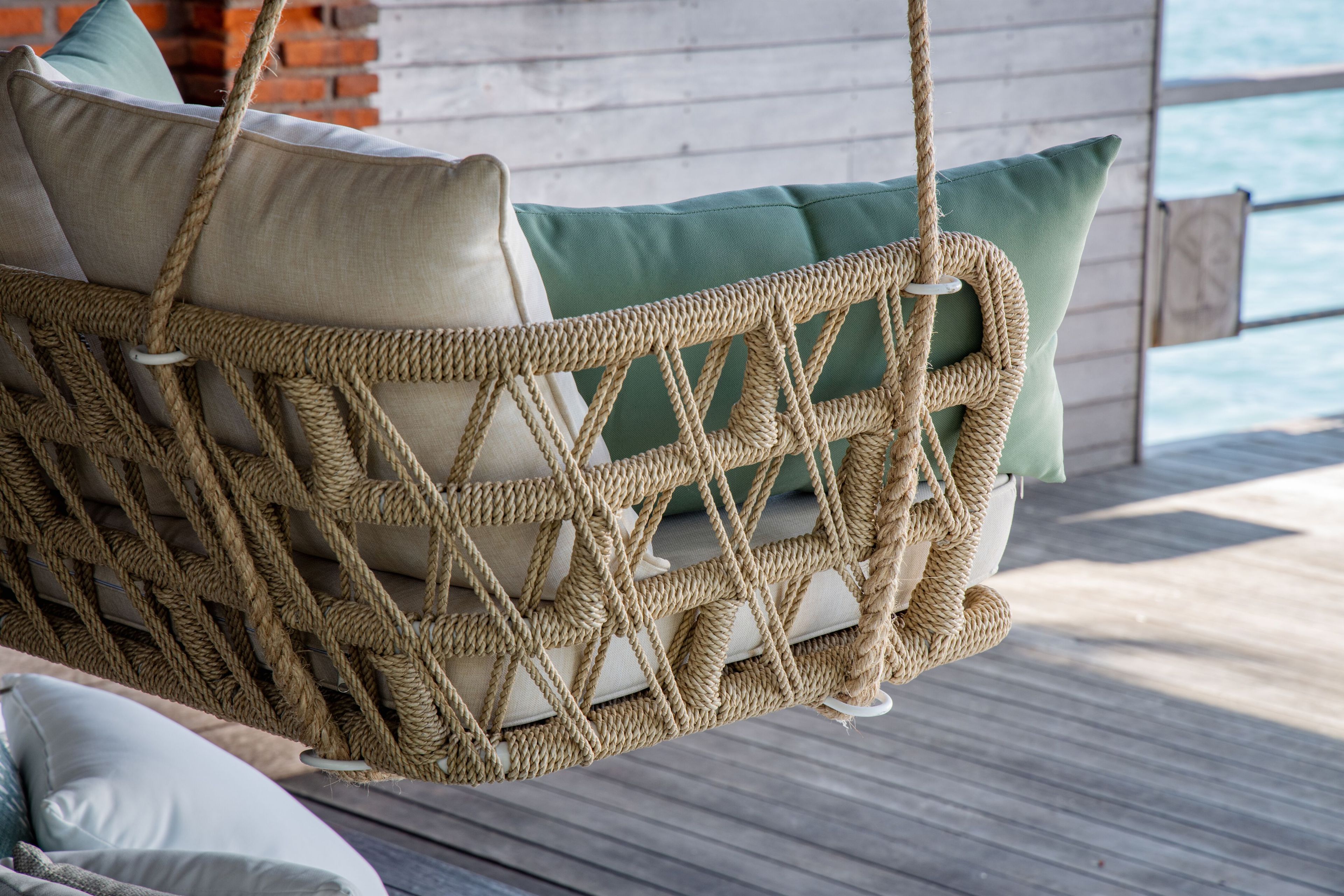 Подвесное сиденье из синтетического волокна на 2 места cbdesign Рио ARCH-00057302 - Вид №1