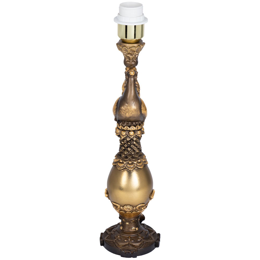 32081,34013 Настольная лампа Павлин Карамель BOGACHO 4627138210871, 4627179657130 - Вид №1