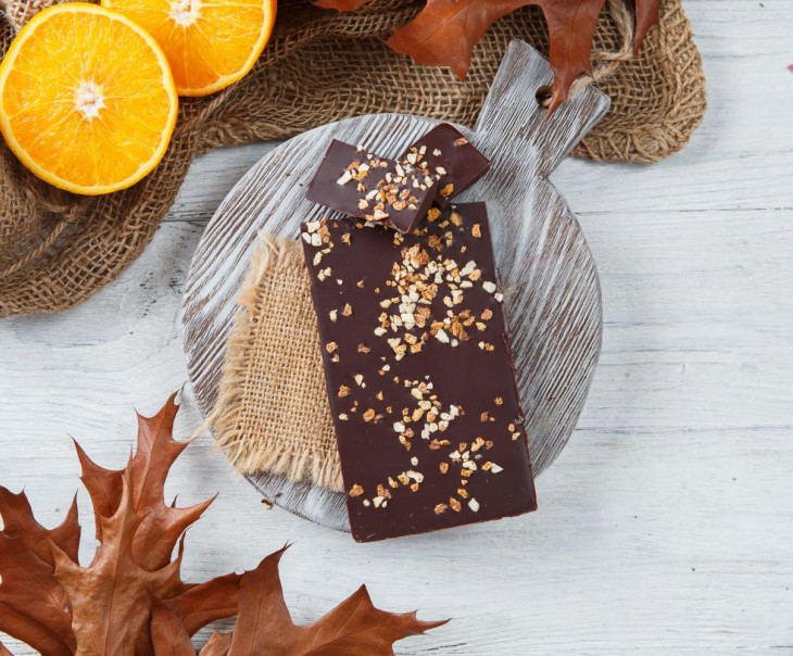 3819 Шоколад ремесленный горький 70% с апельсином Вкусляндия  - Вид №2