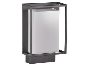 Алюминиевый и пластиковый наружный настенный светильник