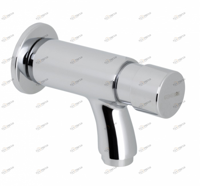 GENEBRE 1166 04 Настенный смеситель для раковины с таймером 