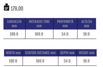 Cosma Ручка мебельная мостовая из замака  12908  - Вид №1