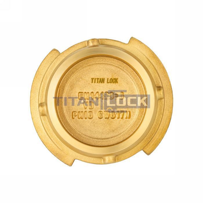 Соединение TankWagen, заглушка для муфты, латунь TLVB50BR TITAN LOCK  - Вид №3