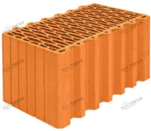 Керамический блок POROTHERM-44 12,3NF красный 440x250x219 ВИНЕРБЕРГЕР М-100 рифленый Wienerberger 5571