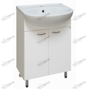 Тумба Уют 55 /бежевый/ с умывальником Уют 55 RUNO 2313171